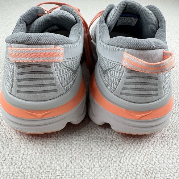 Hoka One One Bondi 7 Wide Running Shoes Women 10 D Harbor Mist Athletic Sneakers - Picture 4 of 15